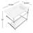Fireclay Rectangular Console Bathroom Sink with Overflow-119116969-49500060
