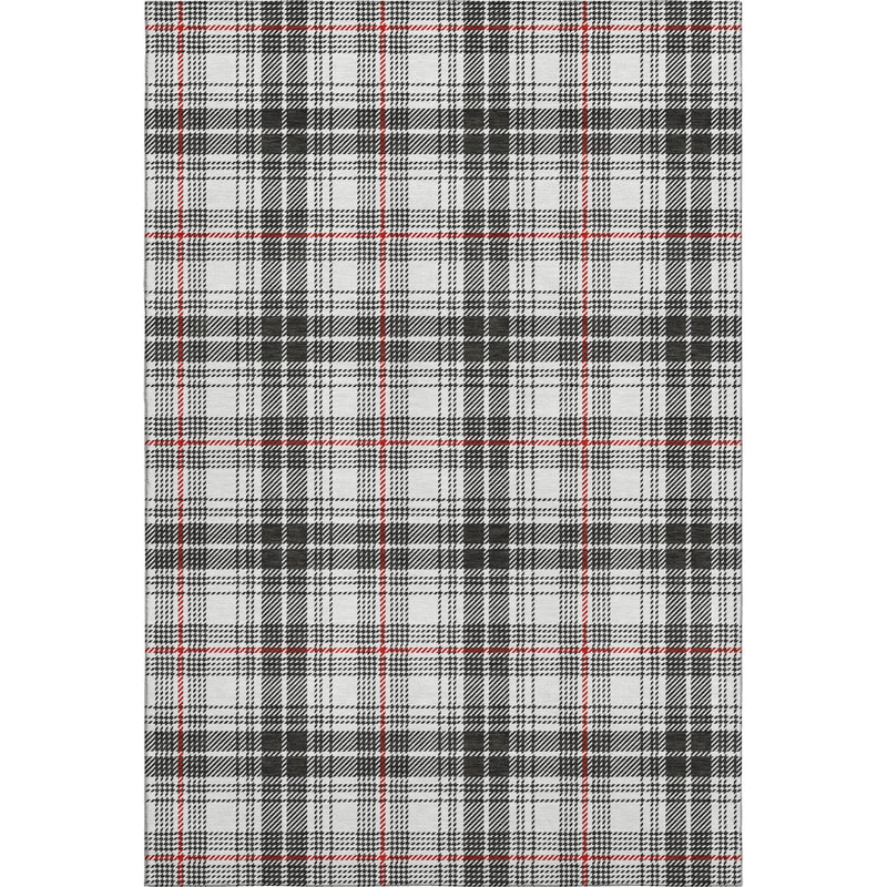 Tapis écossais de qualité supérieure lavable à la machine Natoma AMF993, Rectangle 8 pi x 10 pi