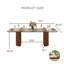 Table de salle à manger moderne pour 6 personnes Noaah-699220782-699220781