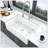 White Farmhouse Sink - 30 Inch Kitchen Sink Apron-Front White Ceramic Reversible Single Bowl Kitchen Farm Sinks