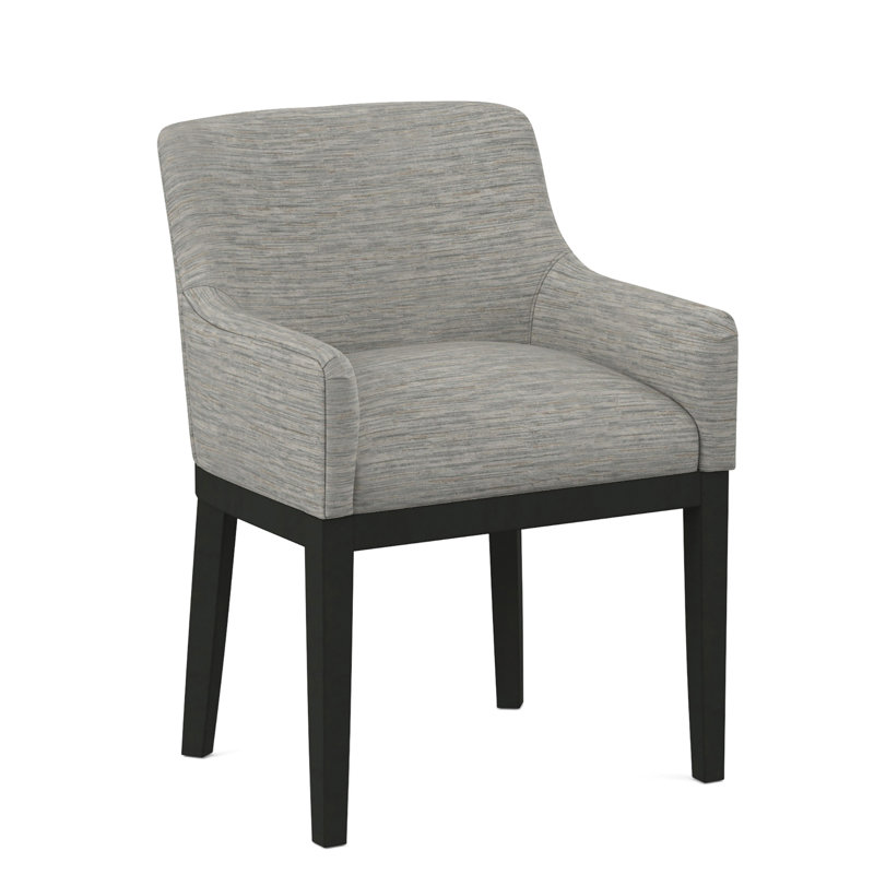 Upholstered Arm Chair, 61555-75, Black
