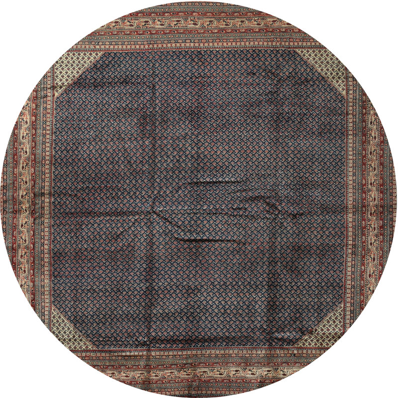 Oriental Indoor Rug, Round 4'