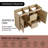 48'' Single Bathroom Vanity Base Without Top