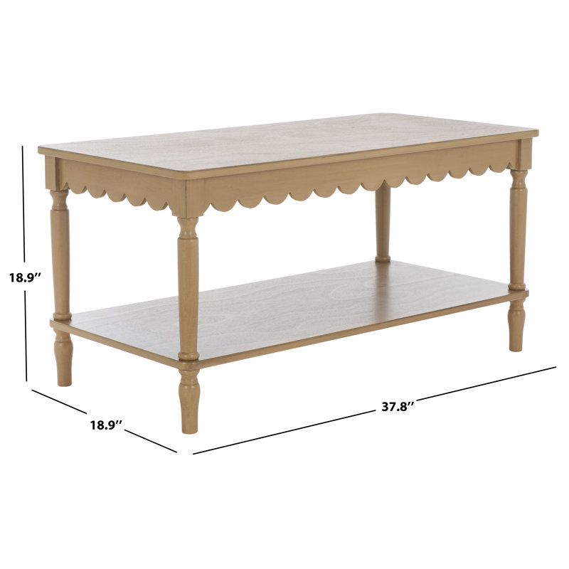 Haven Rectangular Coffee Table, Brown