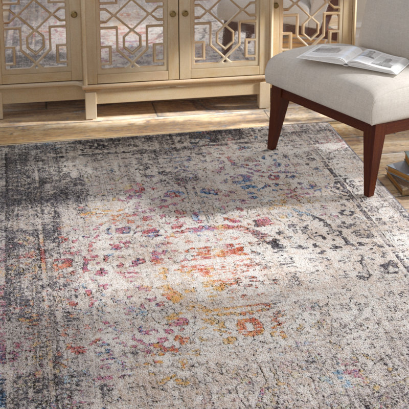 Tapis oriental granit Hanfried, Rectangle 3 pi 11 po x 5 pi 7 po