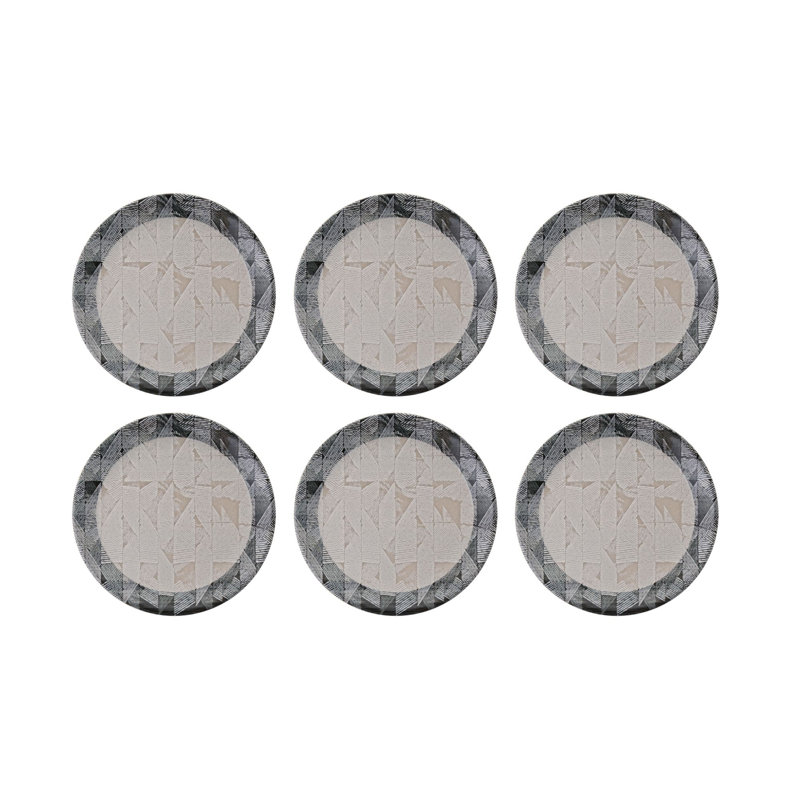 Ensemble d'assiettes à dessert (6 pièces)