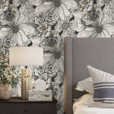 Peel & Stick Floral Roll