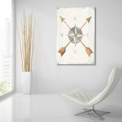 «Floursack Nautical 6 No Words» par Danhui Nai, art mural en verre acrylique