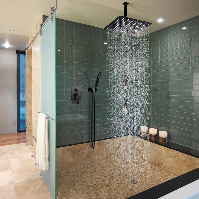 Système de douche complet avec valve brute
