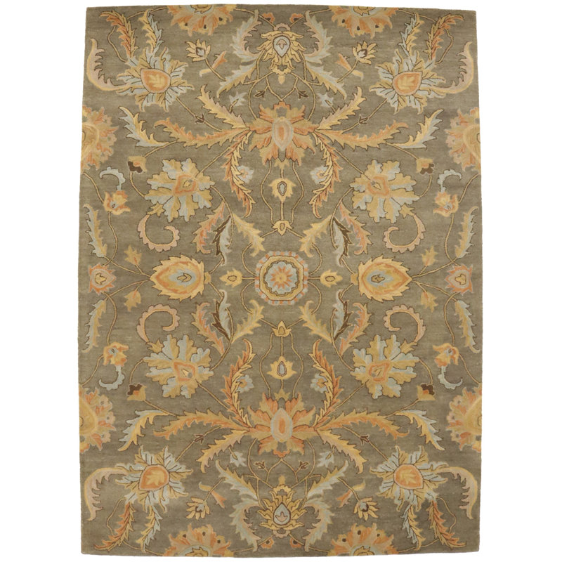 Tapis oriental moderne brun clair 8X11