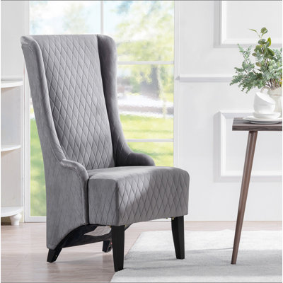 Faux Leather Accent Chair