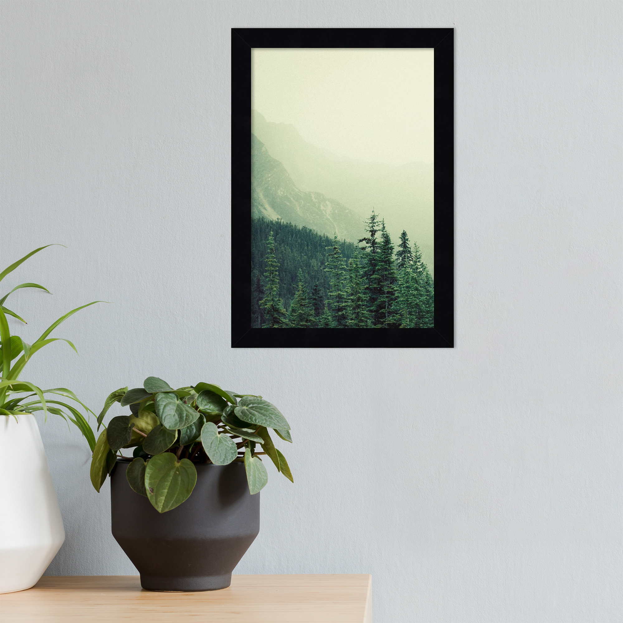 Rocky Mountain by Lynann Colligan, Black, 13" H x 9" W x 1" D