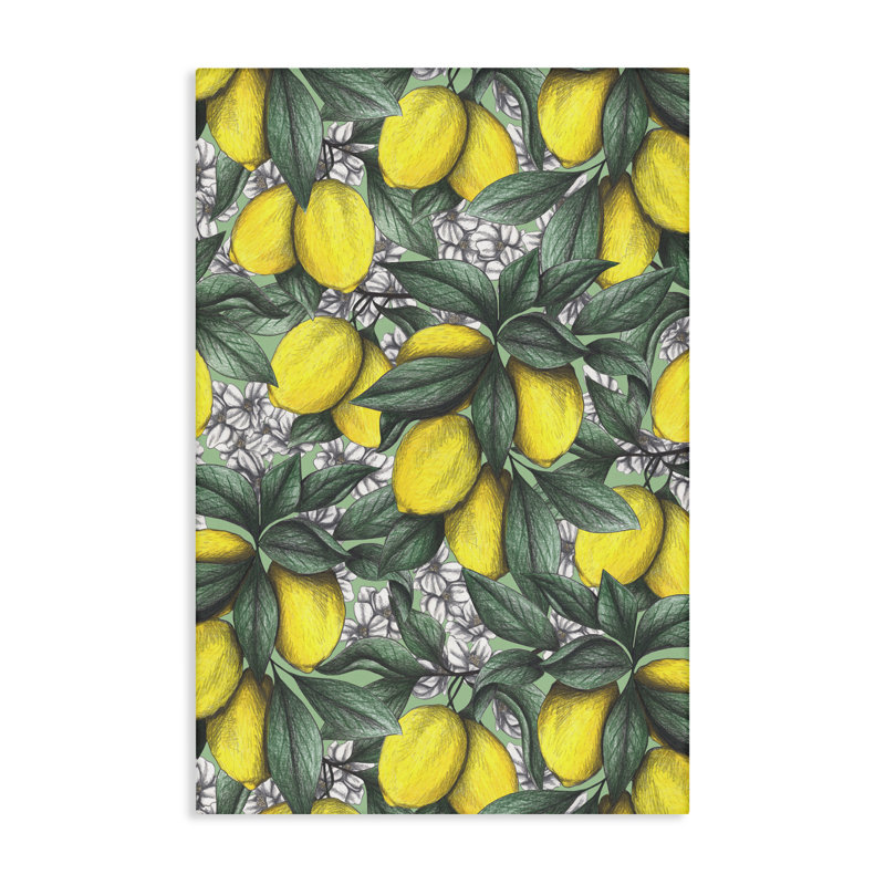 Under The Lemon Tree, toile par Cecilia Battaini, H 24 po x l 16 po