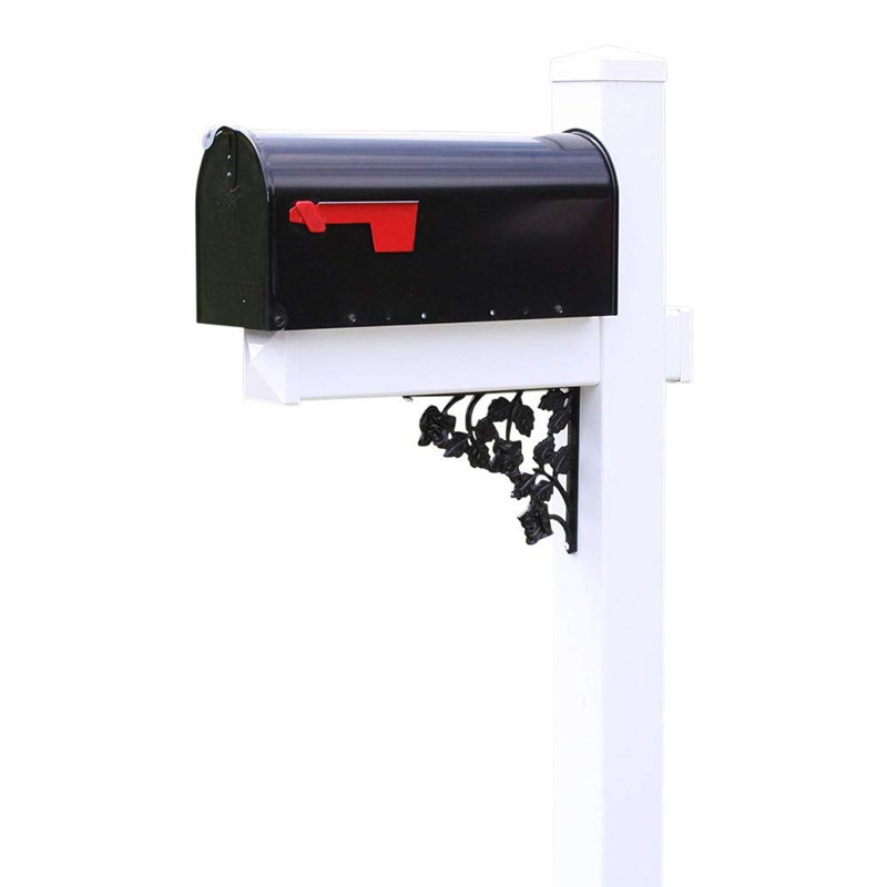 Reagan Post Mounted Mailbox