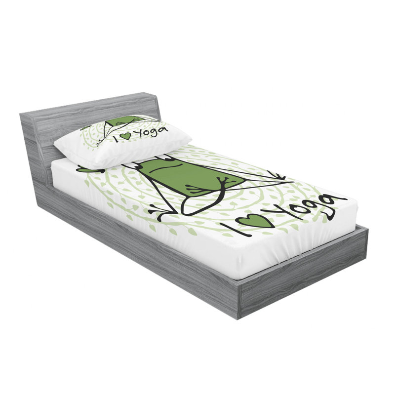 Mandala Microfiber Sheet Set, Twin XL Sheet Set + Fitted Sheet + 1 Pillowcase