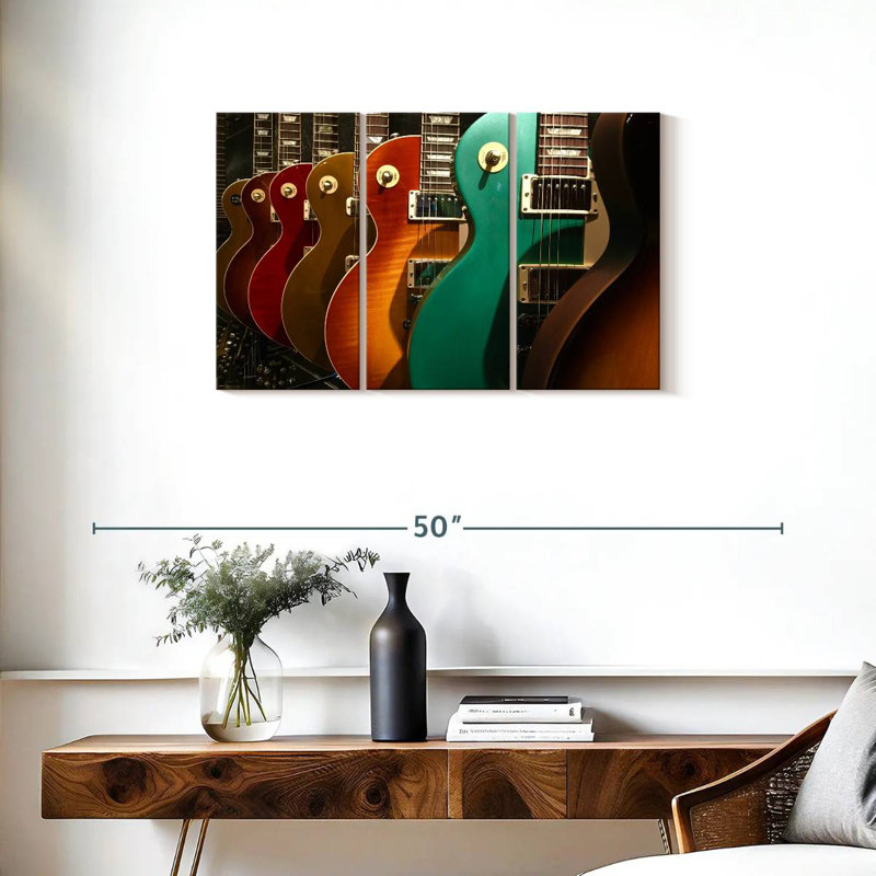 Abarca Electric Guitars Display, 20" H x 33" W