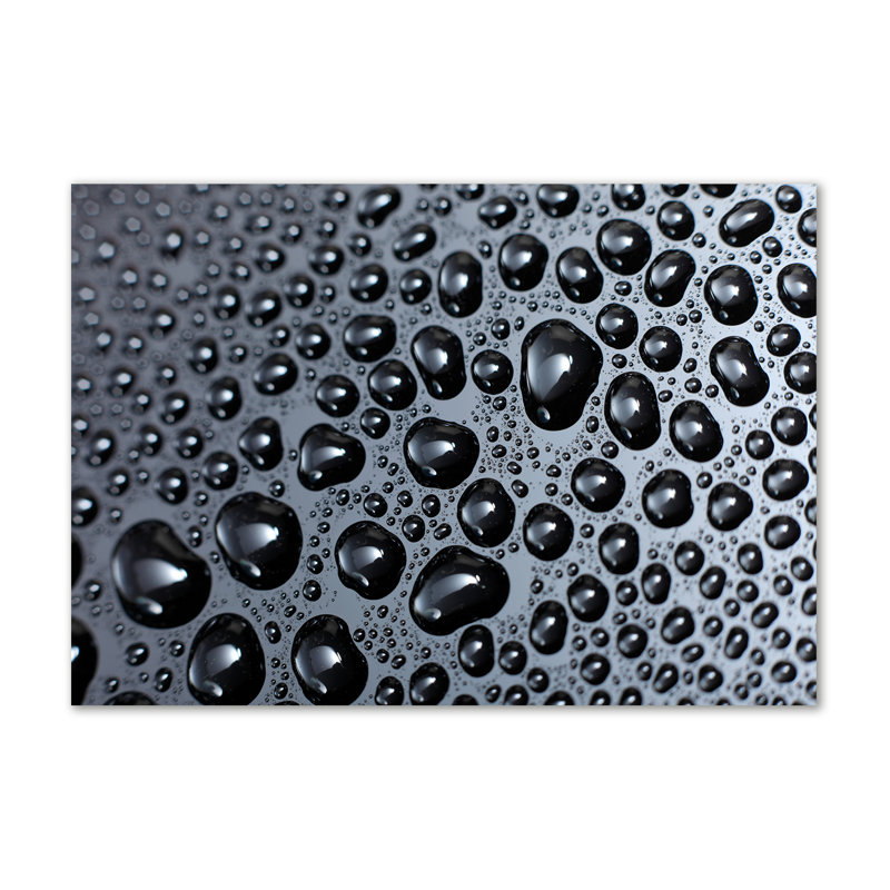 Drops Of Water - Wrapped Canvas Print