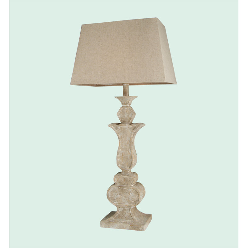 Lampe de table en bois naturel Traditional 1 lumière