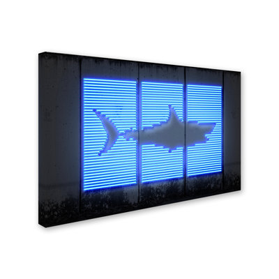 Magar Magar «Shark», impression sur toile tendue
