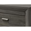 Table de bout de table de chevet contemporaine 1Pc avec deux tiroirs de rangement