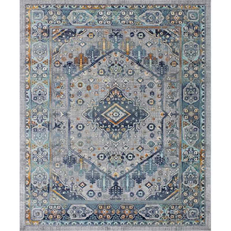 Mosely Oriental Indoor Rug, Rectangle 3'11" x 5'9"