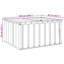 VidaXL 101cm W 300L Steel Lockable Cabinet Deck Box in Black