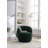 Swivel Accent Armchair Barrel Chair With Powder Coating Metal Ring-1122601913