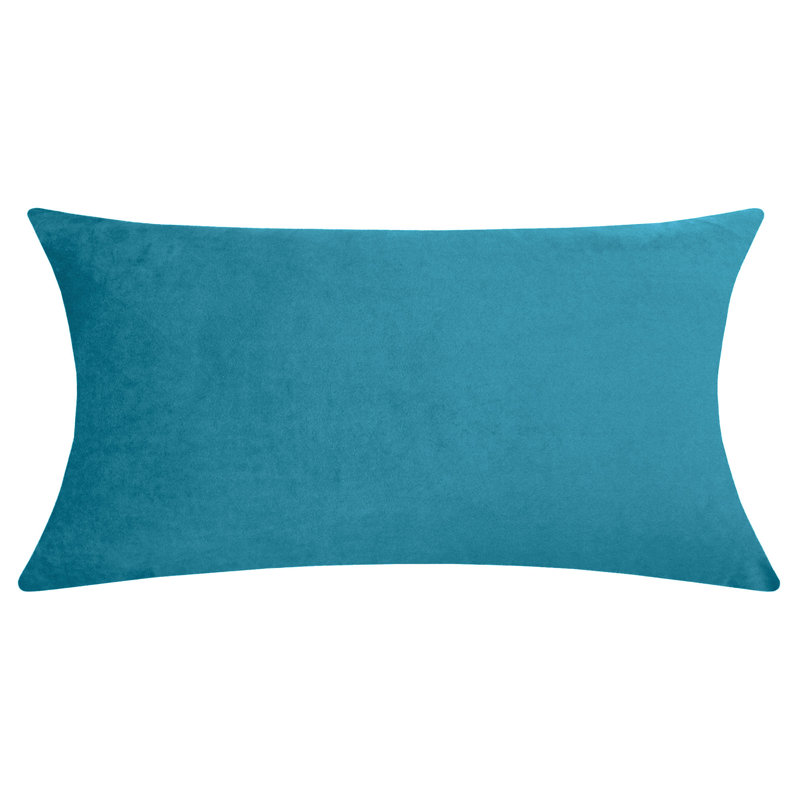 Monaly Rectangular Pillow Cover & Insert, Denim, 16" x 30"