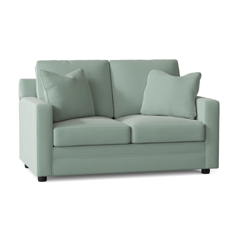 Aukai Upholstered 58'' Sleeper Sofa, Bayou Spray Canvas