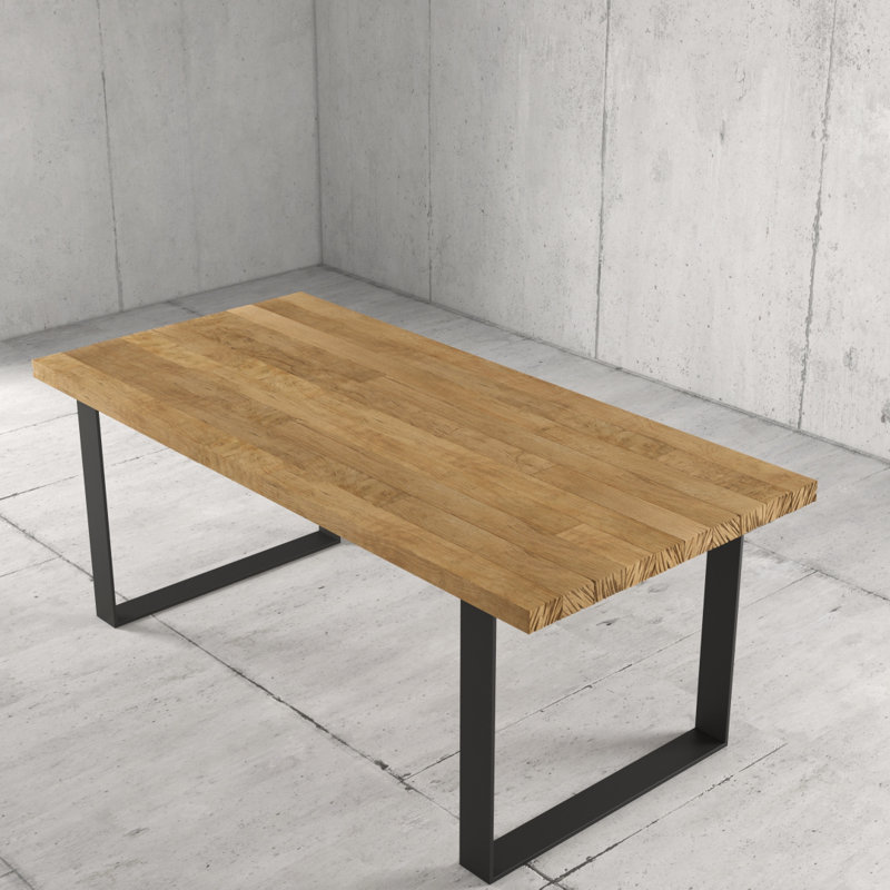 Beckner Teak Solid Wood Top Dining Table