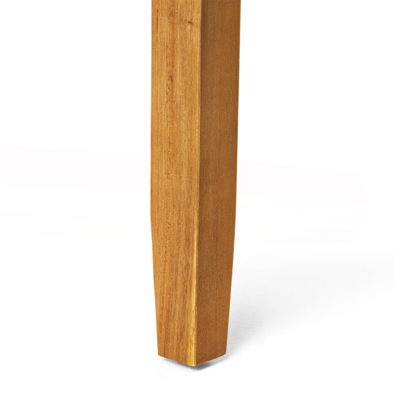 Causeuse + table basse, Beige, Teck