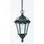 Drayton IP44 black lantern pendant