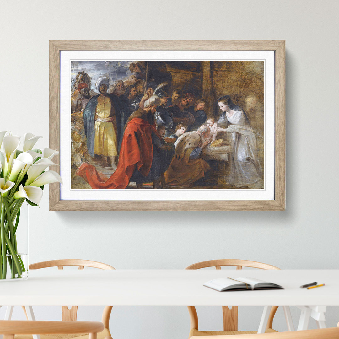 The Adoration of the Magi by Peter Paul Rubens - Picture Frame Painting