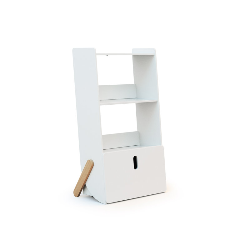 277.88cm H X 162.56cm W Solid Wood Toy Storage Kids Bookcase