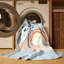 Indigo Safari Washable Cute Animals Kids Rug-268631333