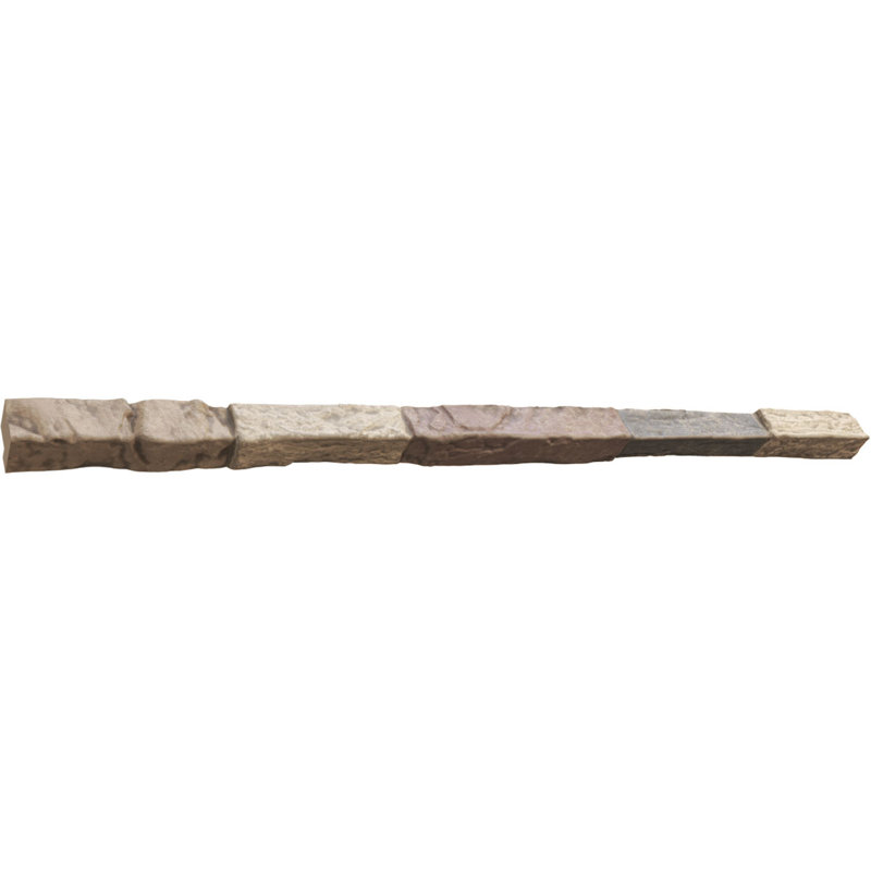 Sill Universal Universal pour panneaux de parement en faux pierre EverStone, l 48 po x P 2 po x H 2 po, couleur Adobe, Adobe