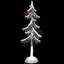 LED Lighted Acrylic Icicle Tree With Cardinals Christmas Decoration