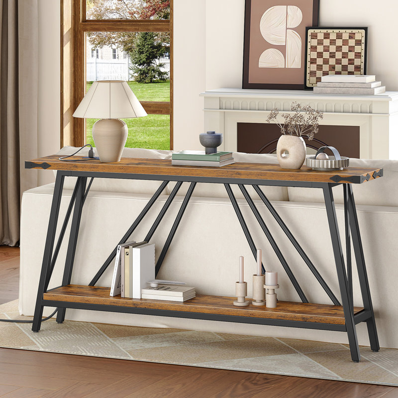 Brown, 31.5" H x 63" W x 11.8" D