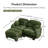 Compression Cozy Chenille Sectionals, Modern Modular Ottoman For Home