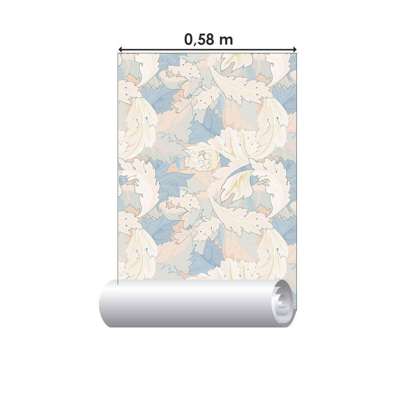 Rouleau de papier peint adhésif Clyburn, L 126 po x l 24 po
