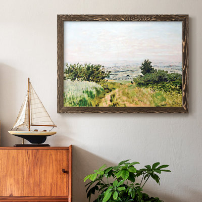 Vue sur la plaine d'Argenteuil, 1872, reproduction d'art sur toile