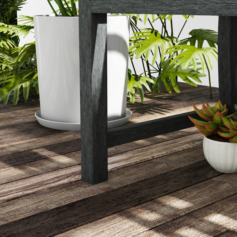 Banc de jardin extérieur Outsunny, banc en métal, meubles à lattes en bois pour patio, parc, porche, pelouse, cour, terrasse, banc de patio