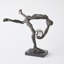 Tripped Up Sculpture-Bronze W/Nickel Sphere