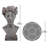 Flora Roman Statue Head Planter