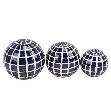 3PC Decorative Pearl Covered Ball | adamsbargainshop