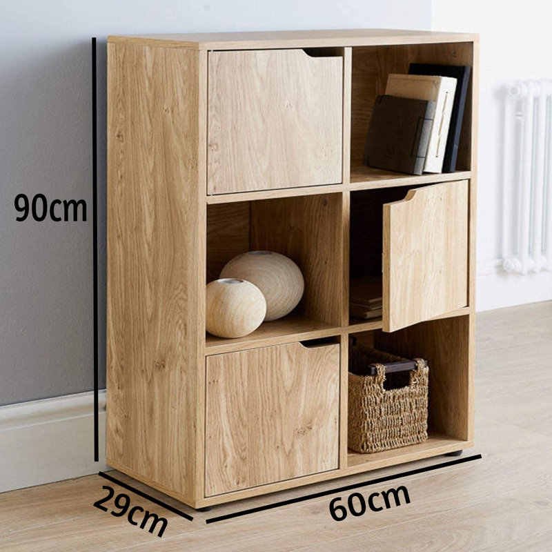Sharee 90cm H x 60cm W Cube Bookcase