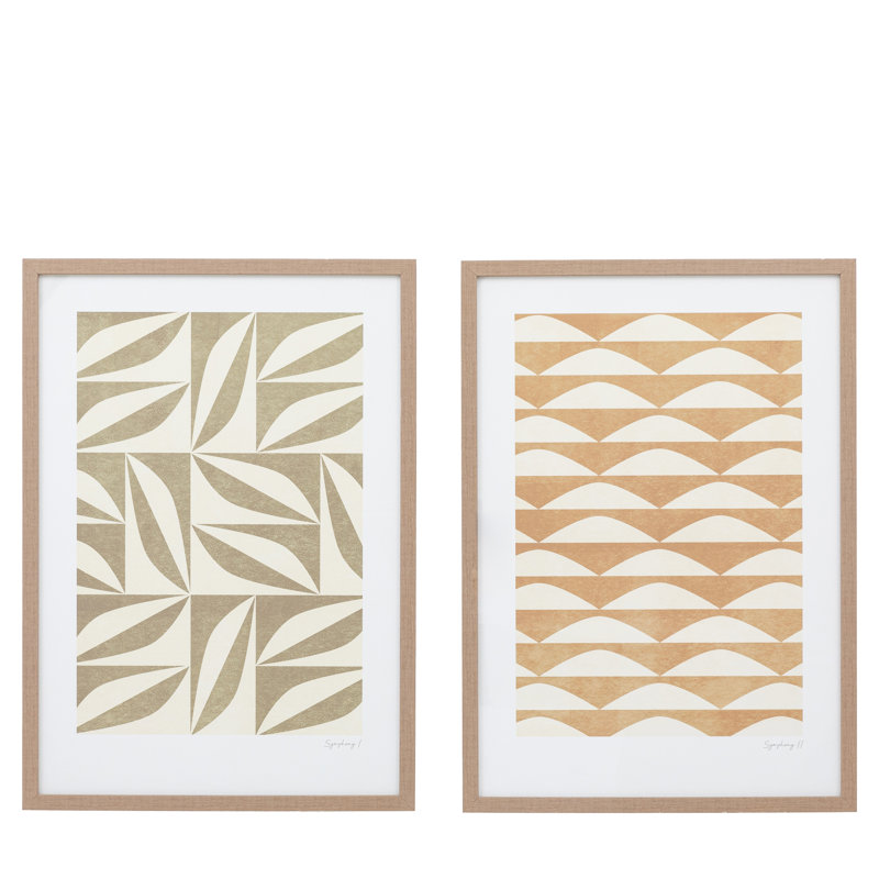 Symphony 2 Piece Single Picture Frame Wall Art