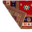 En date du 1870. Tapis kazak antique, tapis de collection