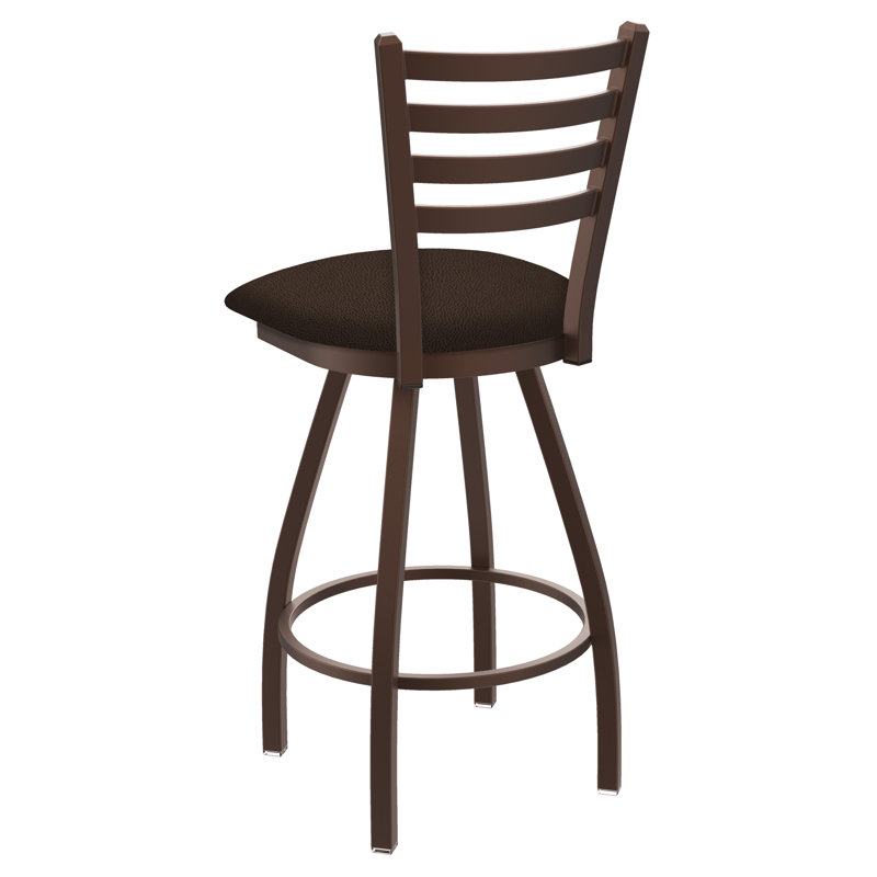 Tabouret tournant 25 "Jackie, Bronze, Vinyle - café règne