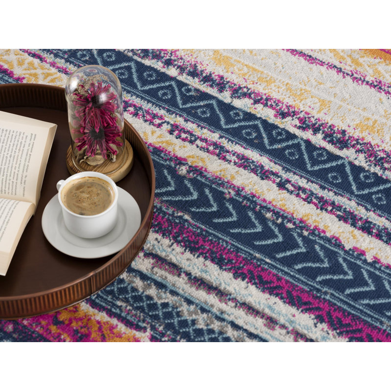 Tapis fuchsia Kymiere, Tapis de couloir 2 pi 3 po x 5 pi